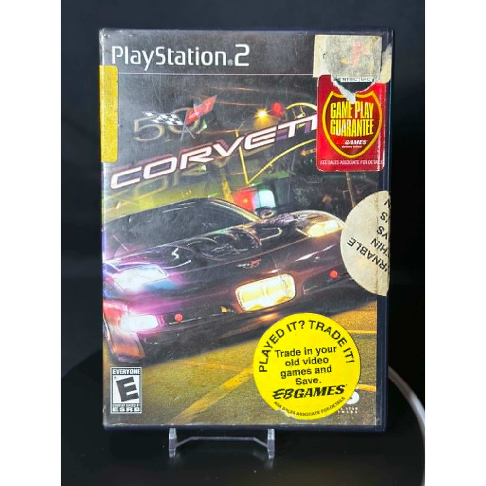 Corvette 50th Anniversary Sony PlayStation 2 PS2 Racing Game 2003 GM Licensed